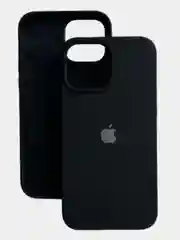 Черный чехол силиконовый для iPhone (Айфон) 11, 12, 13, 14, 15, XR, XS, X, XR, Mini, Plus, Pro Max