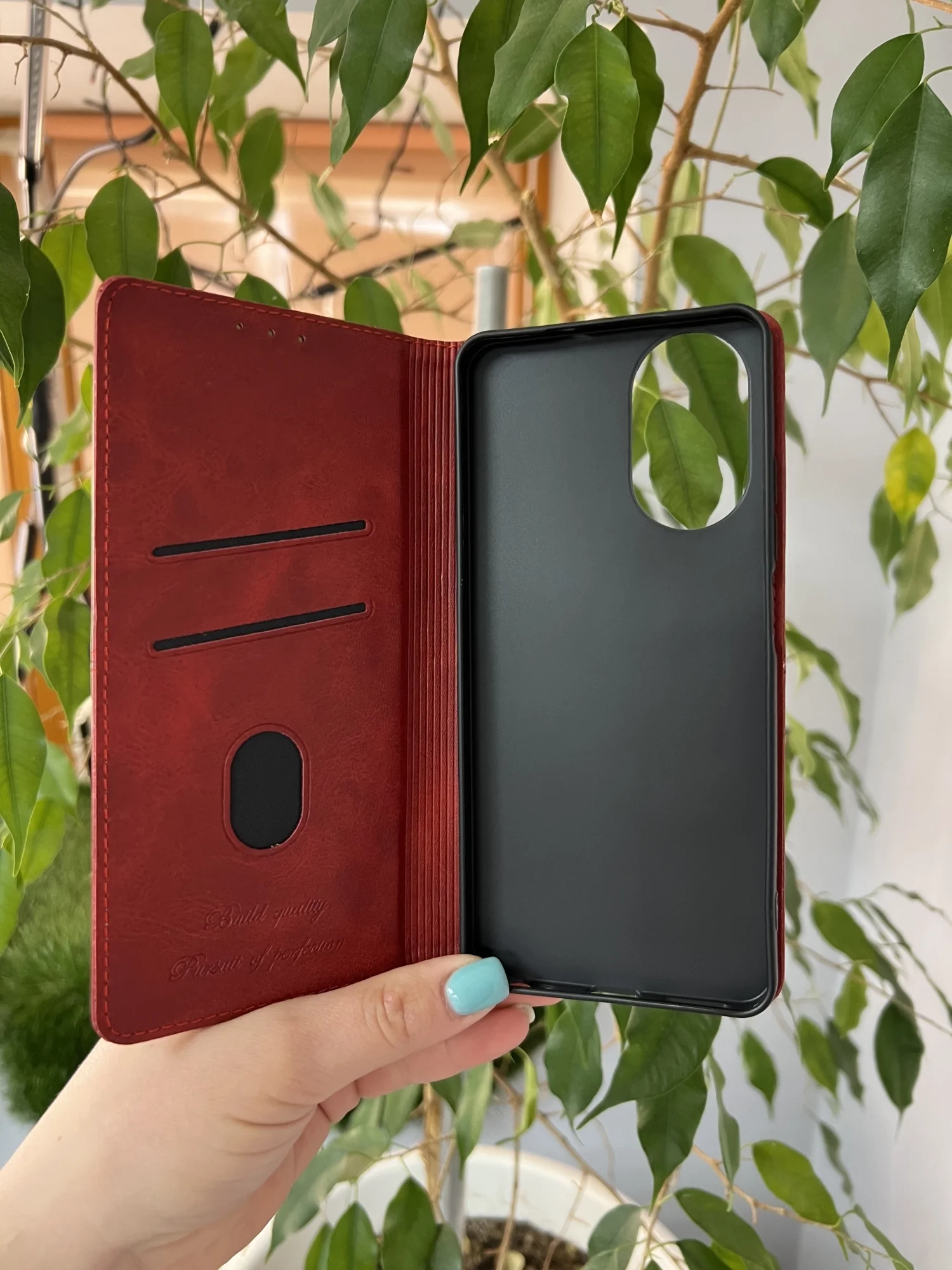 Красный чехол книжка elitcase для Realme C67 4G / Реалми С67 4G