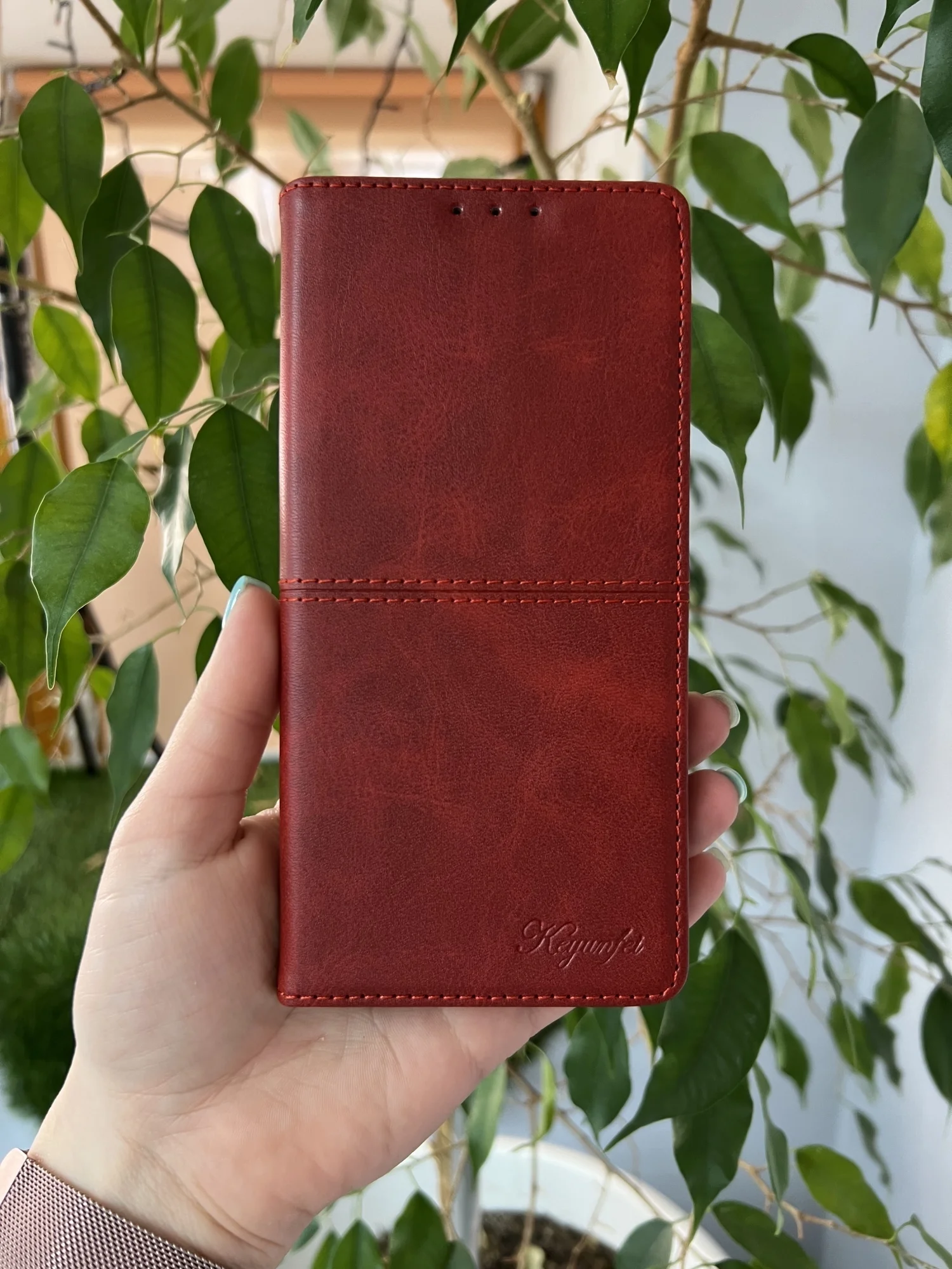 Красный чехол книжка elitcase для Realme C67 4G / Реалми С67 4G