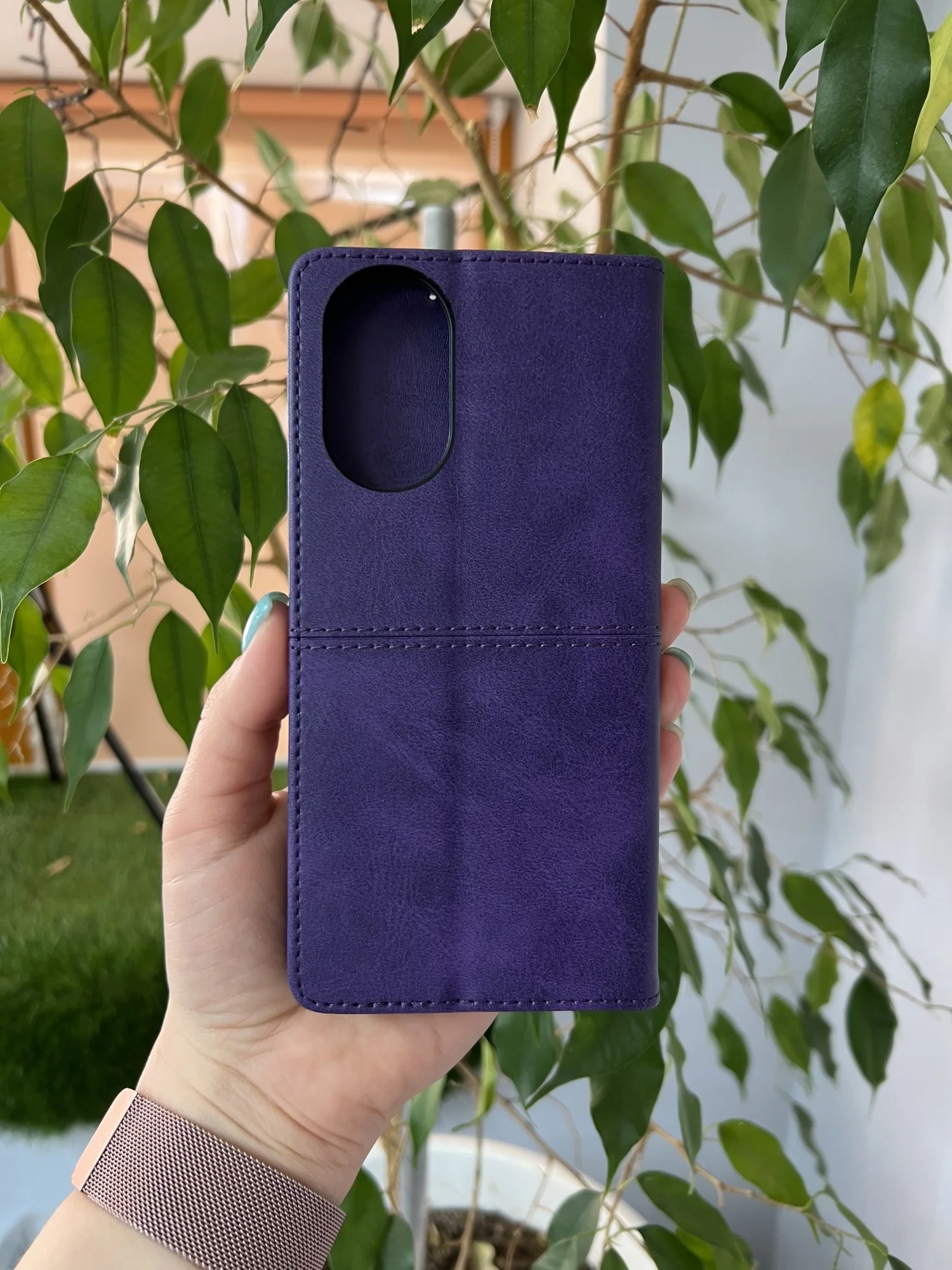 Фиолетовый чехол книжка elitcase для Realme C67 4G / Реалми С67 4G