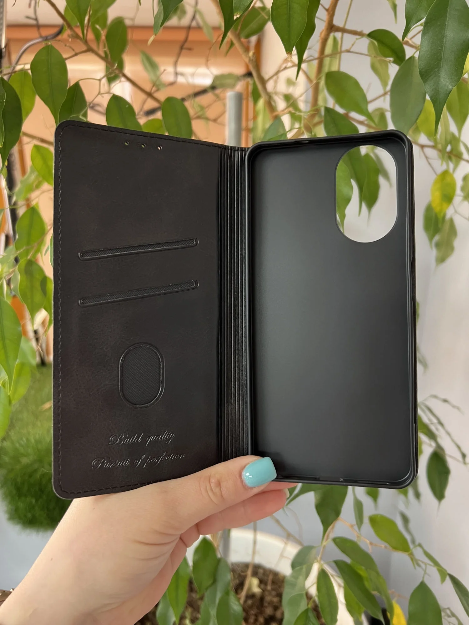 Черный чехол книжка elitcase для Realme C67 4G / Реалми С67 4G