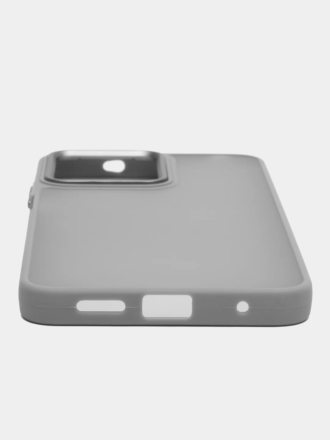 Серый чехол накладка для Xiaomi Note 12 4G, (нот 12 4 джи)