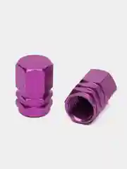 Фиолетовый колпачки для колес на ниппель, 4 шт, металлические