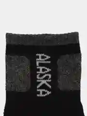 Черный мужские носки, тёплые, термо, махровые Аляска
