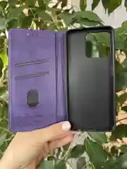 Фиолетовый чехол книжка elitcase для Realme C51 и Realme C53 и Realme Note 50