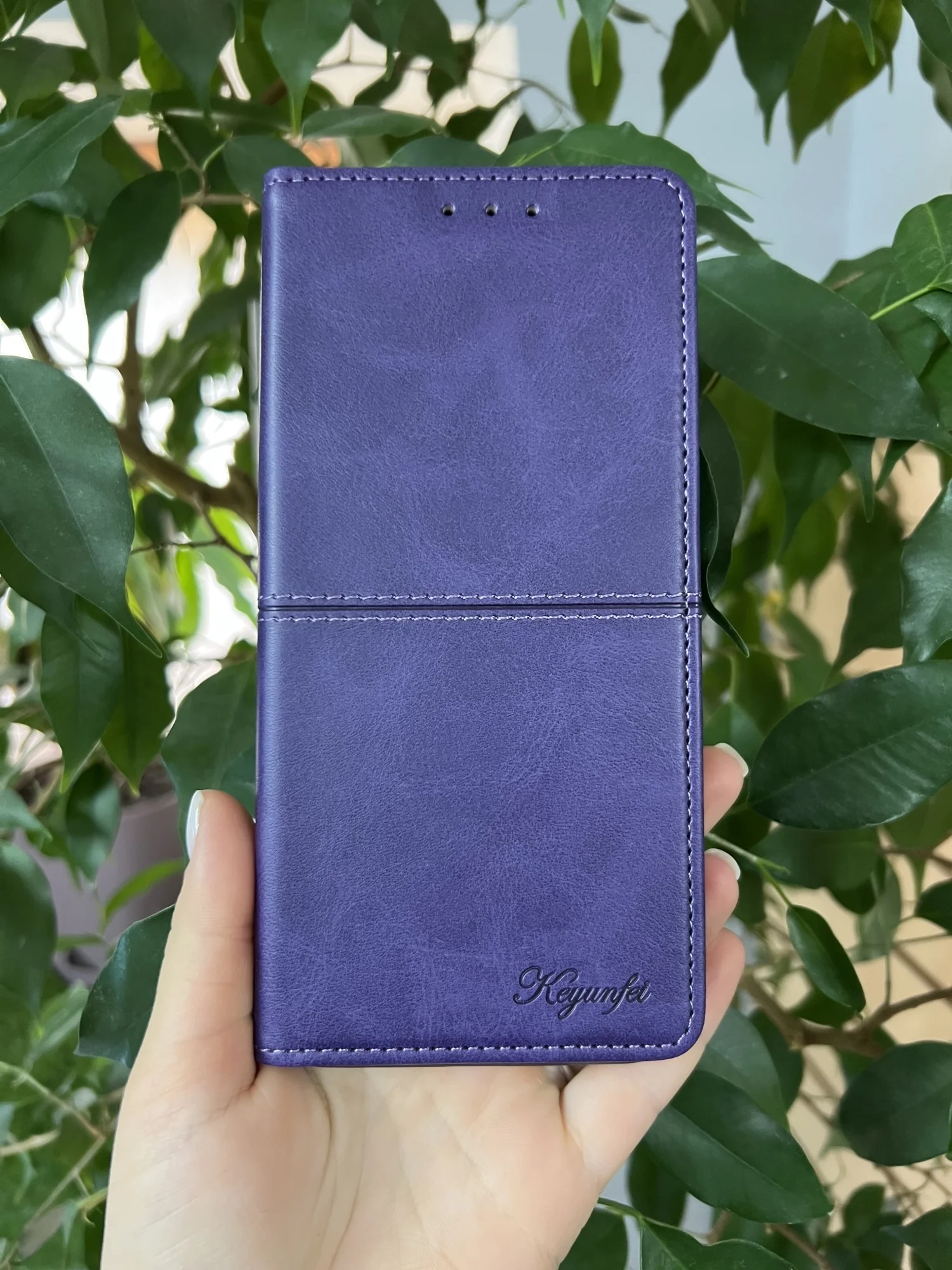 Фиолетовый чехол книжка elitcase для Realme C51 и Realme C53 и Realme Note 50