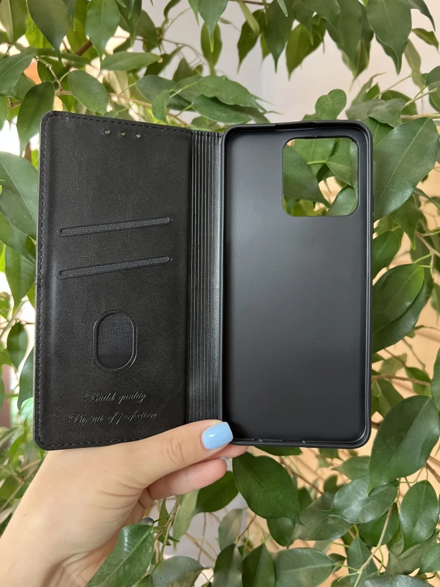 Черный чехол книжка elitcase для Realme C51 и Realme C53 и Realme Note 50