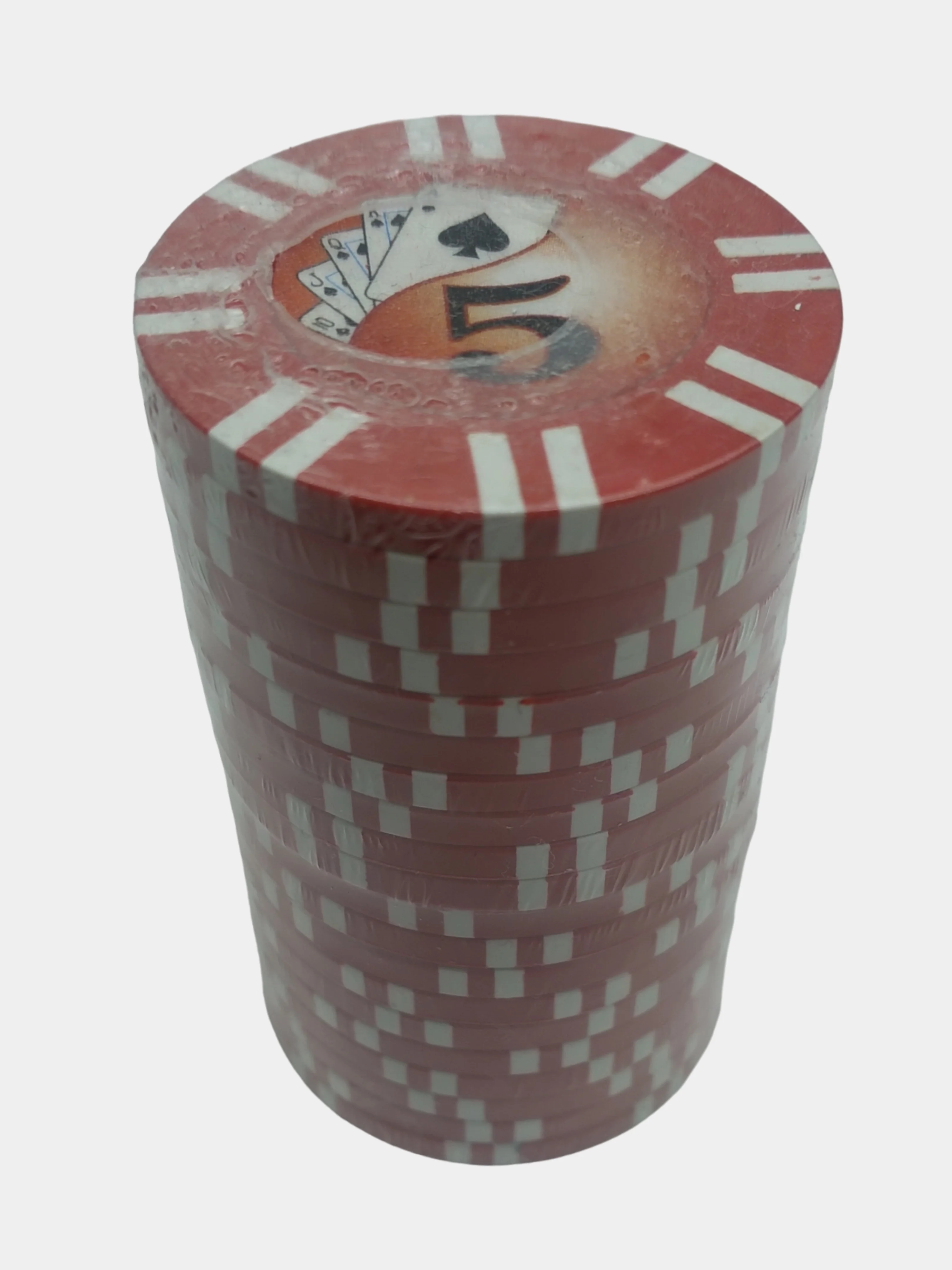 Красный покерные фишки Royal Flush 20 штук, 9,5 грамм