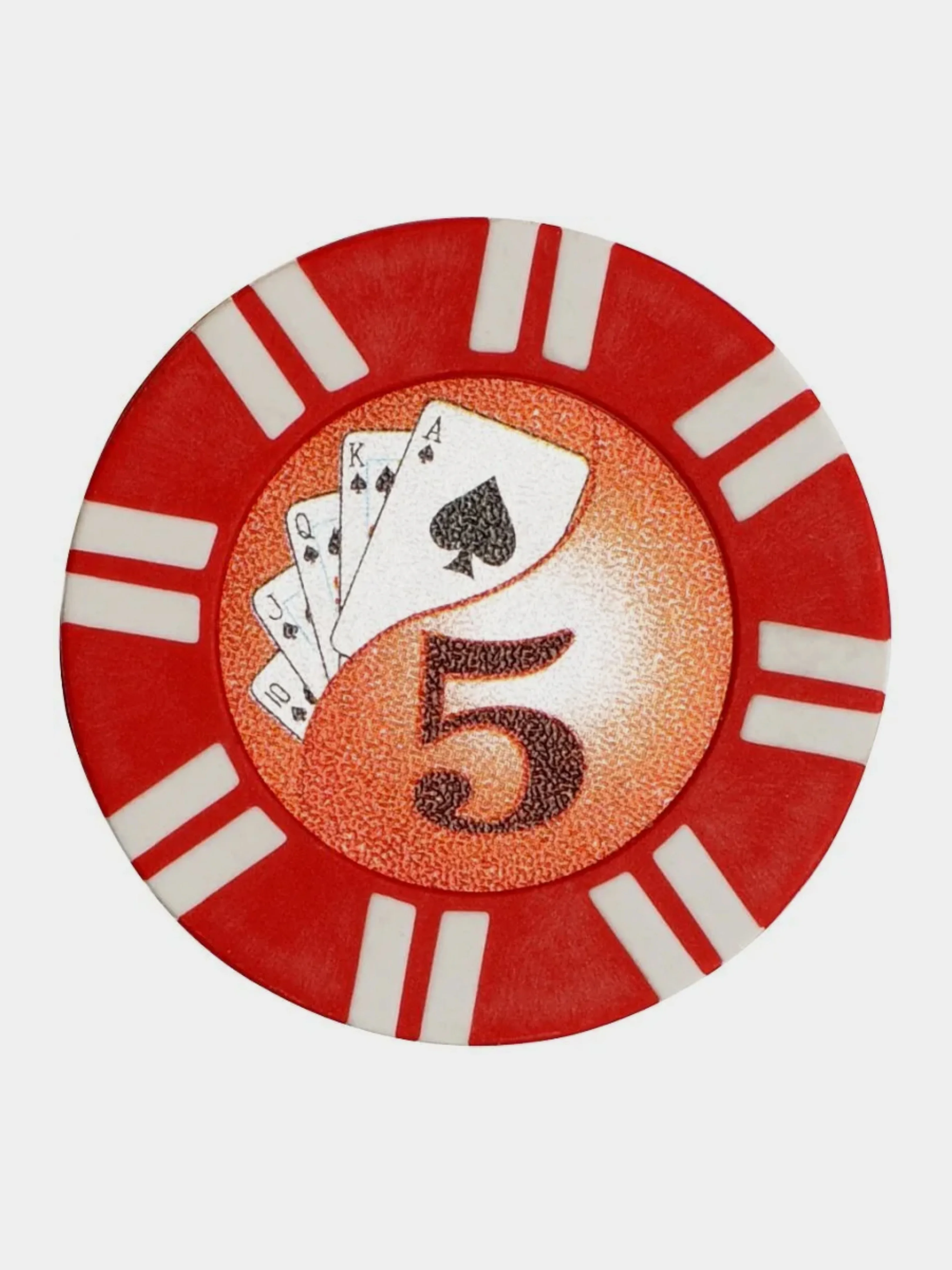Красный покерные фишки Royal Flush 20 штук, 9,5 грамм