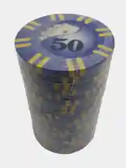 Синий покерные фишки Royal Flush 20 штук, 9,5 грамм