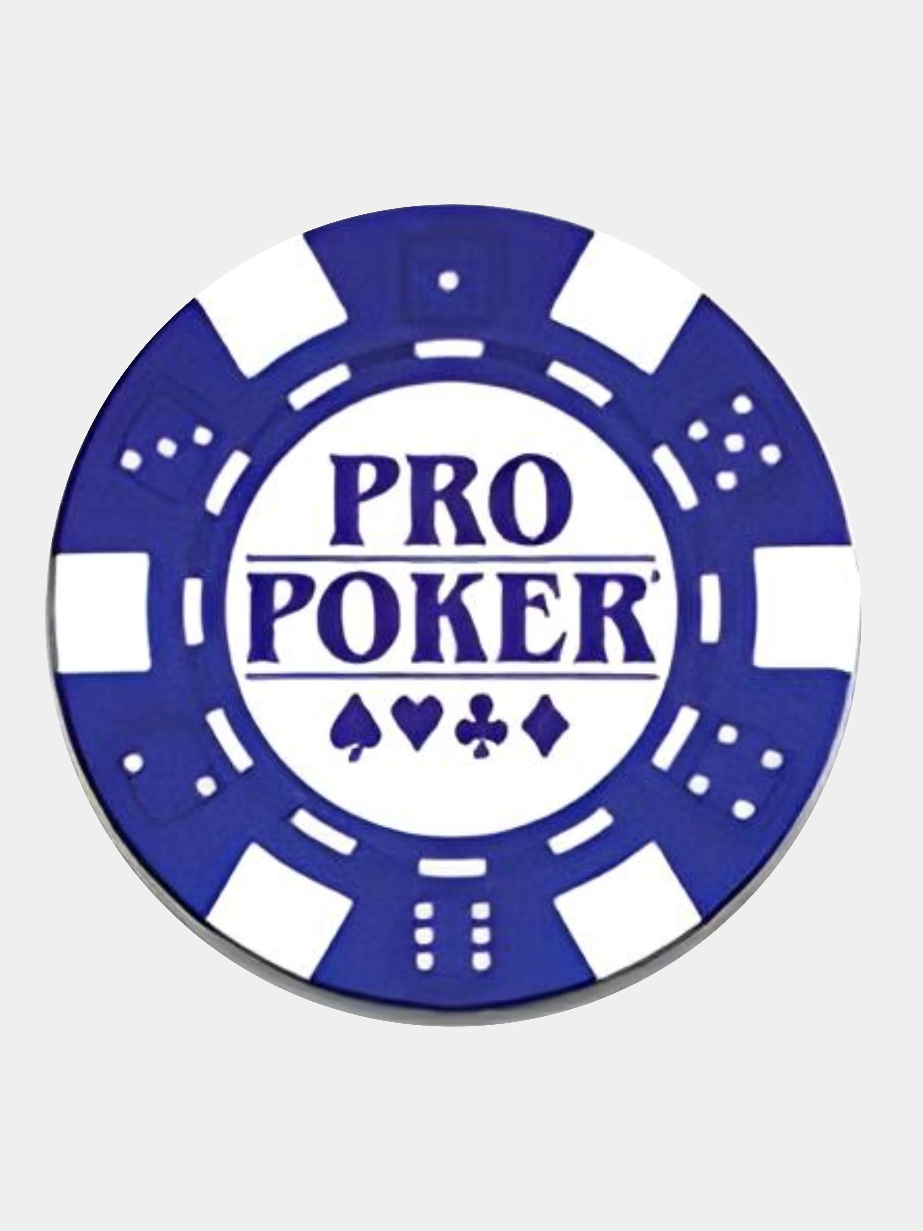 Синий покерные фишки Pro Poker 20 штук, 9,5 грамм