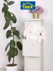 Белый комод узкий РОТАНГ IDEA (4 секции)