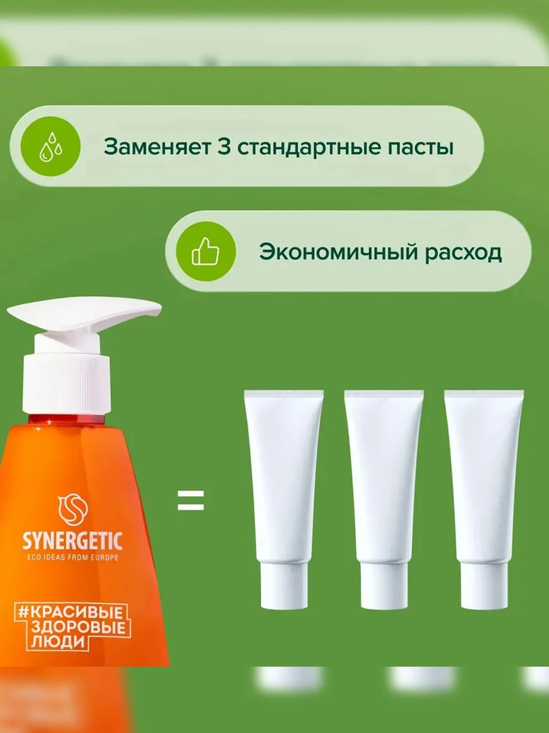 Зубная паста SYNERGETIC CARIES PROTECTION защита от кариеса, 240 г