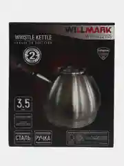 Фиолетовый чайник со свистком 3,5 л WILLMARK WTK-4221SS