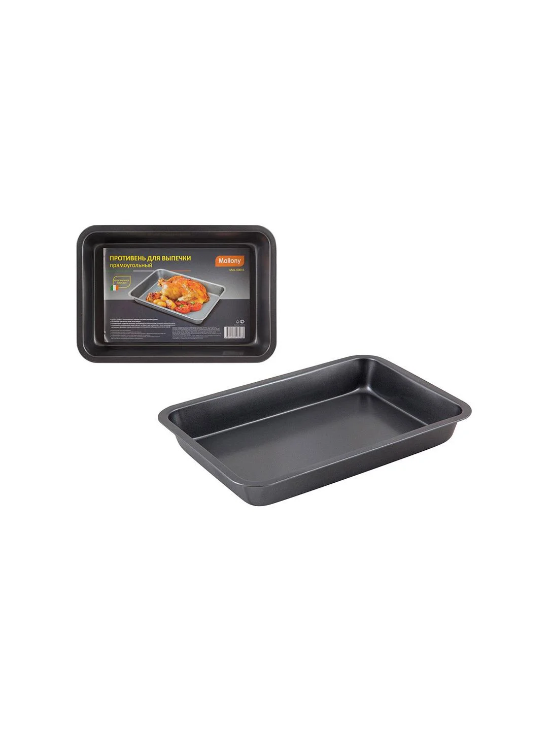 Форма для запекания Mallony MAL-K001S 28x19.5x3.8 см