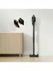Белый пылесос вертикальный ручной Xiaomi Deerma DX700 / DX700S / DX700 Pro, 2в1, автомобильный