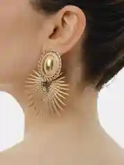 Серьги на Новый год объемные