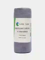 Clever Clean Салфетки для уборки из микрофибры в рулоне, Серый, 28х28 см, 25 шт
