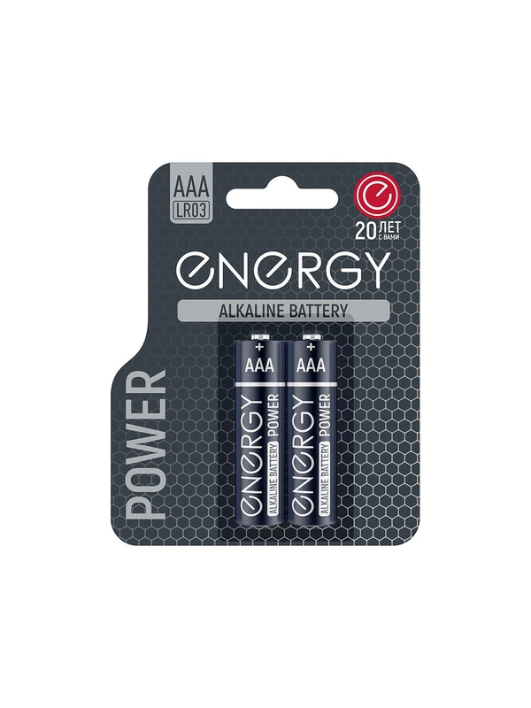 Батарейка алкалиновая Energy Power LR03/2B (ААА)