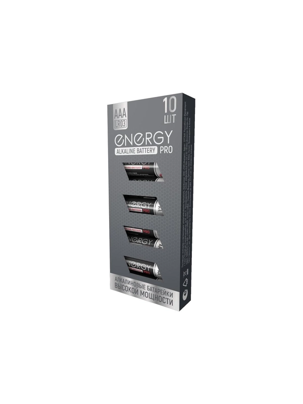 Батарейка алкалиновая Energy Pro LR03/10K (ААА)