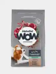 АльфаПет WOW 0,9кг с ягненком и бурым рисом сухой д/собак мелких пород с чувств. Пищевар
