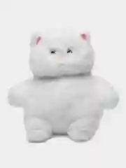 Белый мягкая игрушка кот, котик антистресс