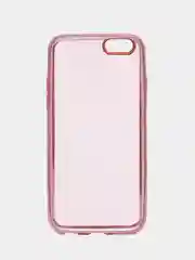 Прозрачно-розовый чехол для iPhone 6 / 6s