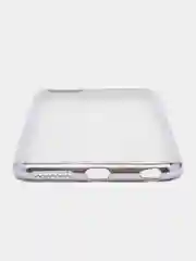 Прозрачный силиконовый чехол c серой рамкой для iPhone 6 plus / 6s плюс