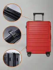 Красный чемодан Xiaomi 90 Points Seven Bar Suitcase 20"