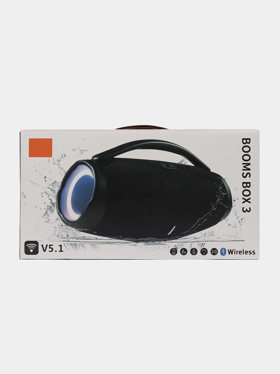 Черный беспроводная Bluetooth колонка Booms BOX3