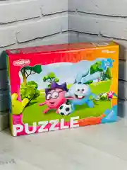 Фигурный макси паззл для малышей Смешарики Крош Ежик Нюша