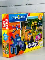 Пазл Турбозавры 104 мульт игрушка трансформер динозавр игра
