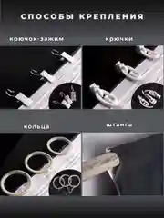 Шторы блэкаут в спальню или гостиную комплект из 2 шт. 250x150 см каждая Темно-Серый