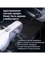 Белый автомобильный пылесос KaringBee HL-107 / LT-113C, пылесос для машины, автопылесос