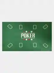 Сукно для покера фетровое 90*60 см Poker Suits, толщина 0.8 мм, зелёное
