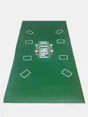 Сукно для покера фетровое 90*60 см Poker Suits, толщина 0.8 мм, зелёное