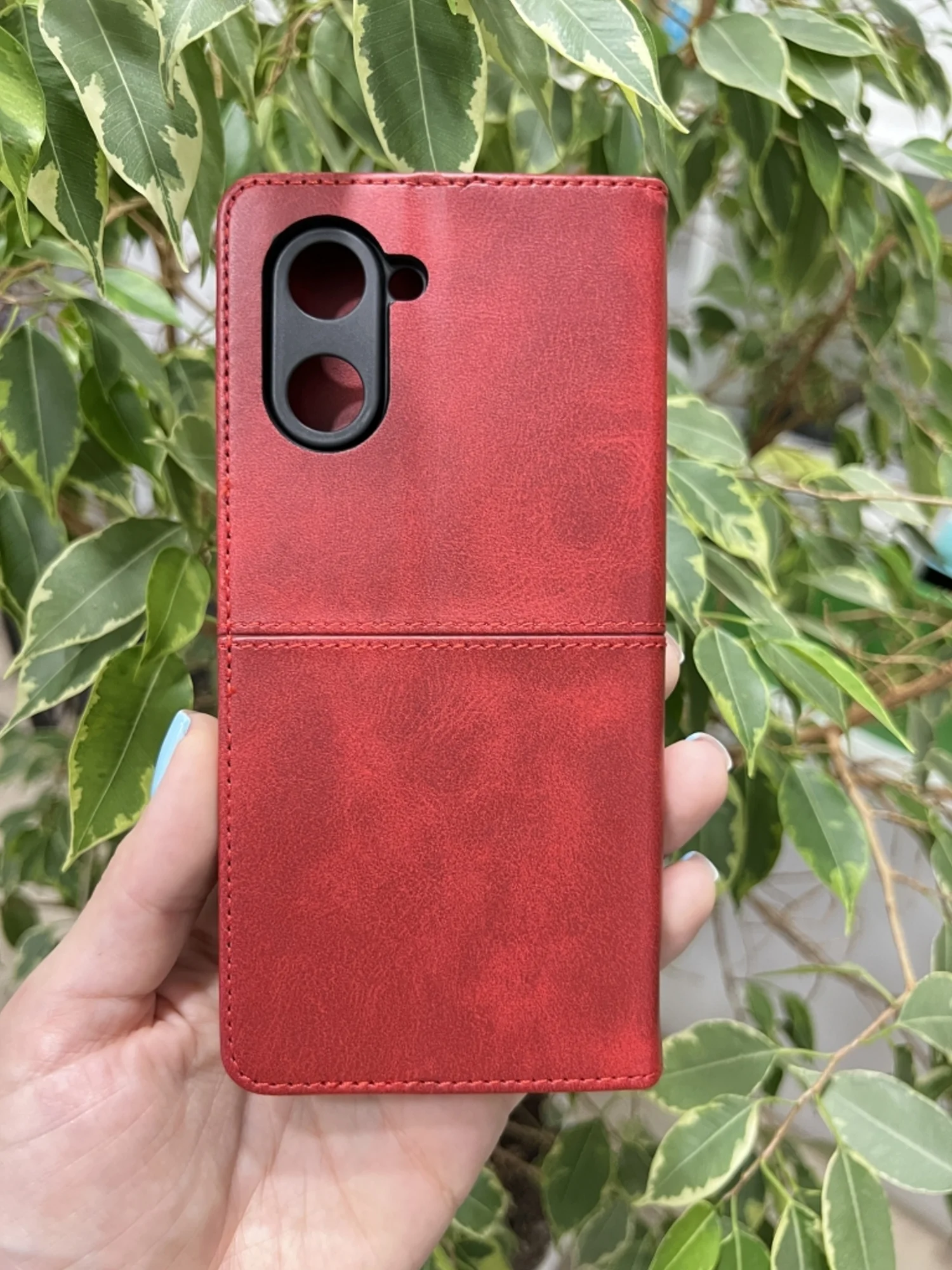 Красный чехол книжка elitcase для Realme C33 / Реалми С33