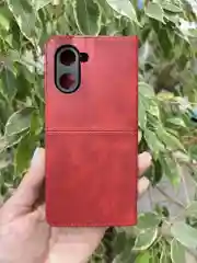 Красный чехол книжка elitcase для Realme C33 / Реалми С33