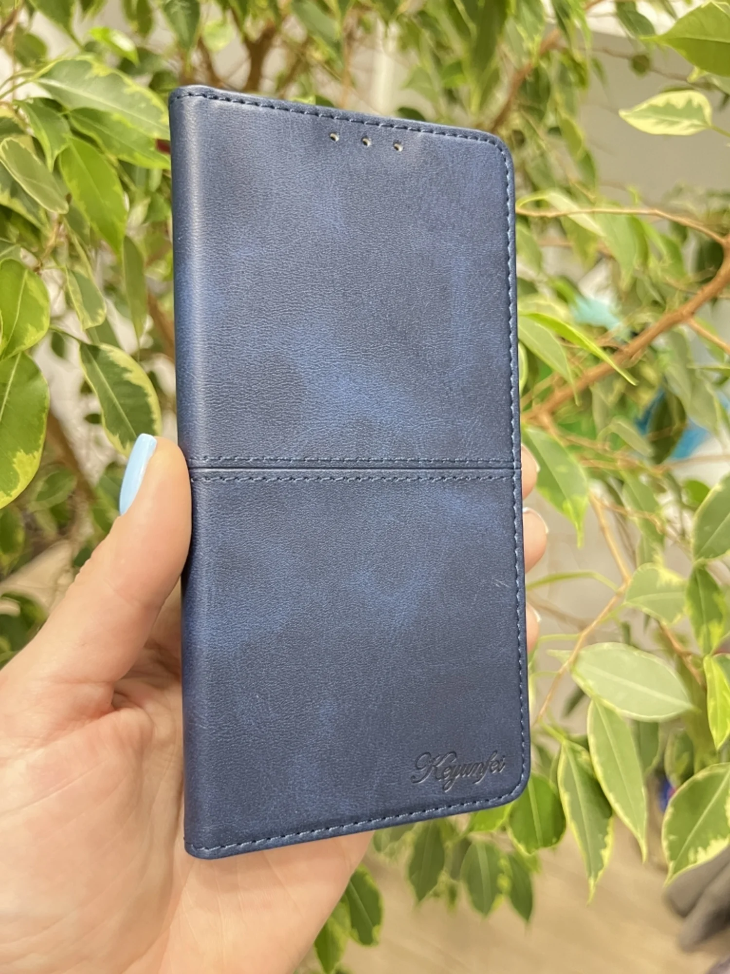 Синий чехол книжка elitcase для Realme C33 / Реалми С33