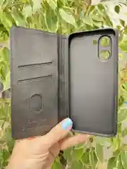 Черный чехол книжка elitcase для Realme C33 / Реалми С33
