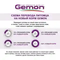 Gemon Dog Medium консервы с кусочками курицы и индейки для собак средних пород 1250г