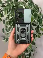 Зеленый чехол противоударный armors для Huawei Pura 70 Ultra / Хуавей Пура 70 Ультра