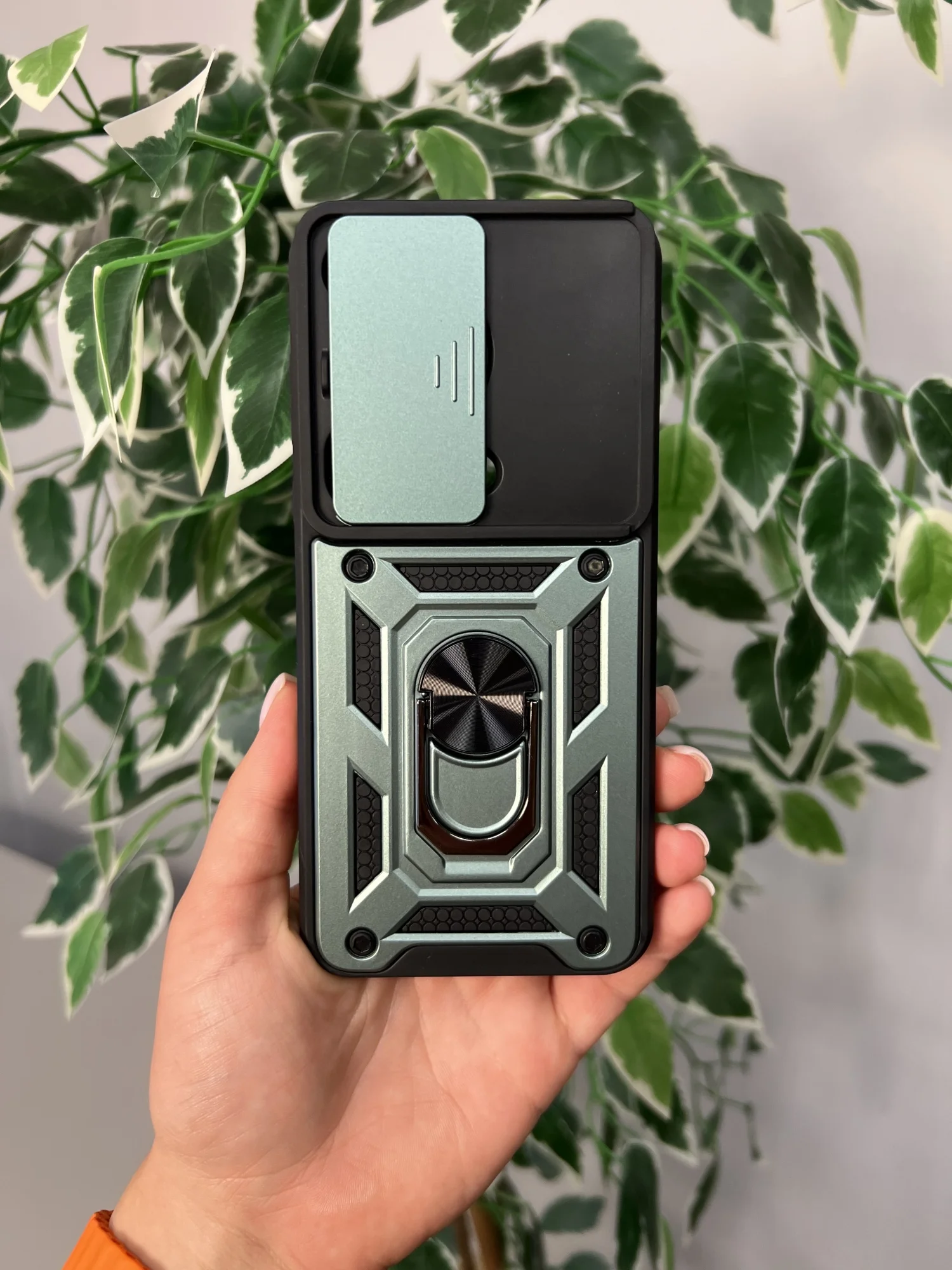 Зеленый чехол противоударный armors для Huawei Pura 70 Ultra / Хуавей Пура 70 Ультра
