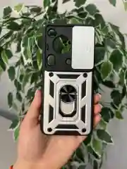 Серебряный чехол противоударный armors для Huawei Pura 70 Ultra / Хуавей Пура 70 Ультра