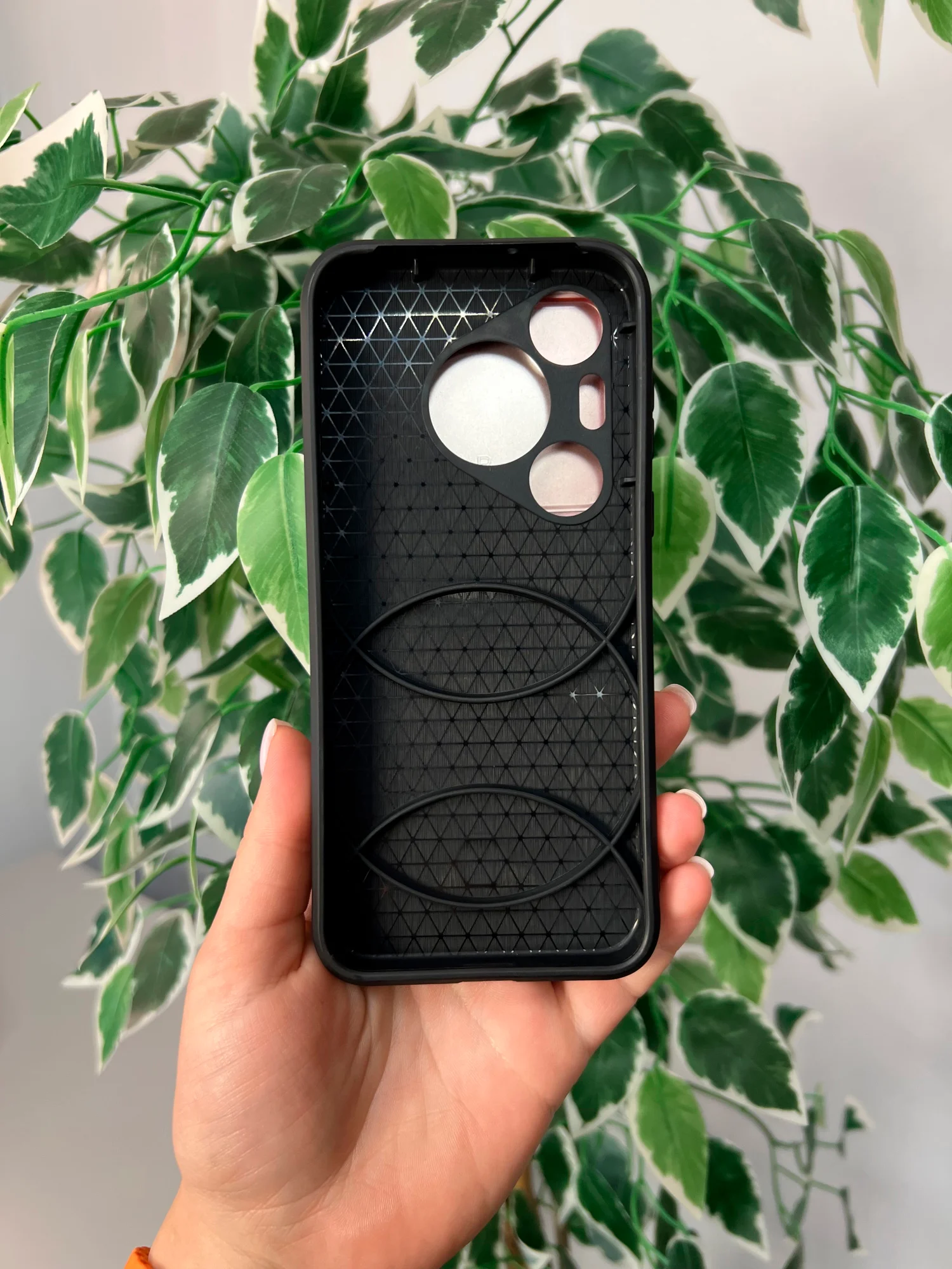 Красный чехол противоударный armors для Huawei Pura 70 Pro / Хуавей Пура 70 Про с защитой камеры