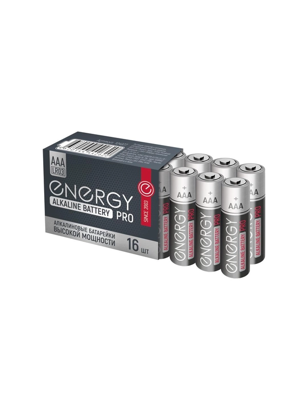 Батарейка алкалиновая Energy Pro LR03/16S (ААА)