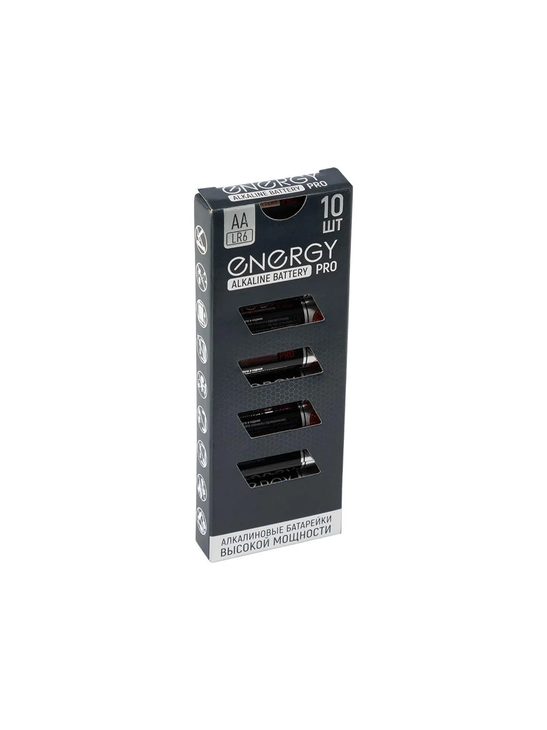 Батарейка алкалиновая Energy Pro LR6/10К (АА)