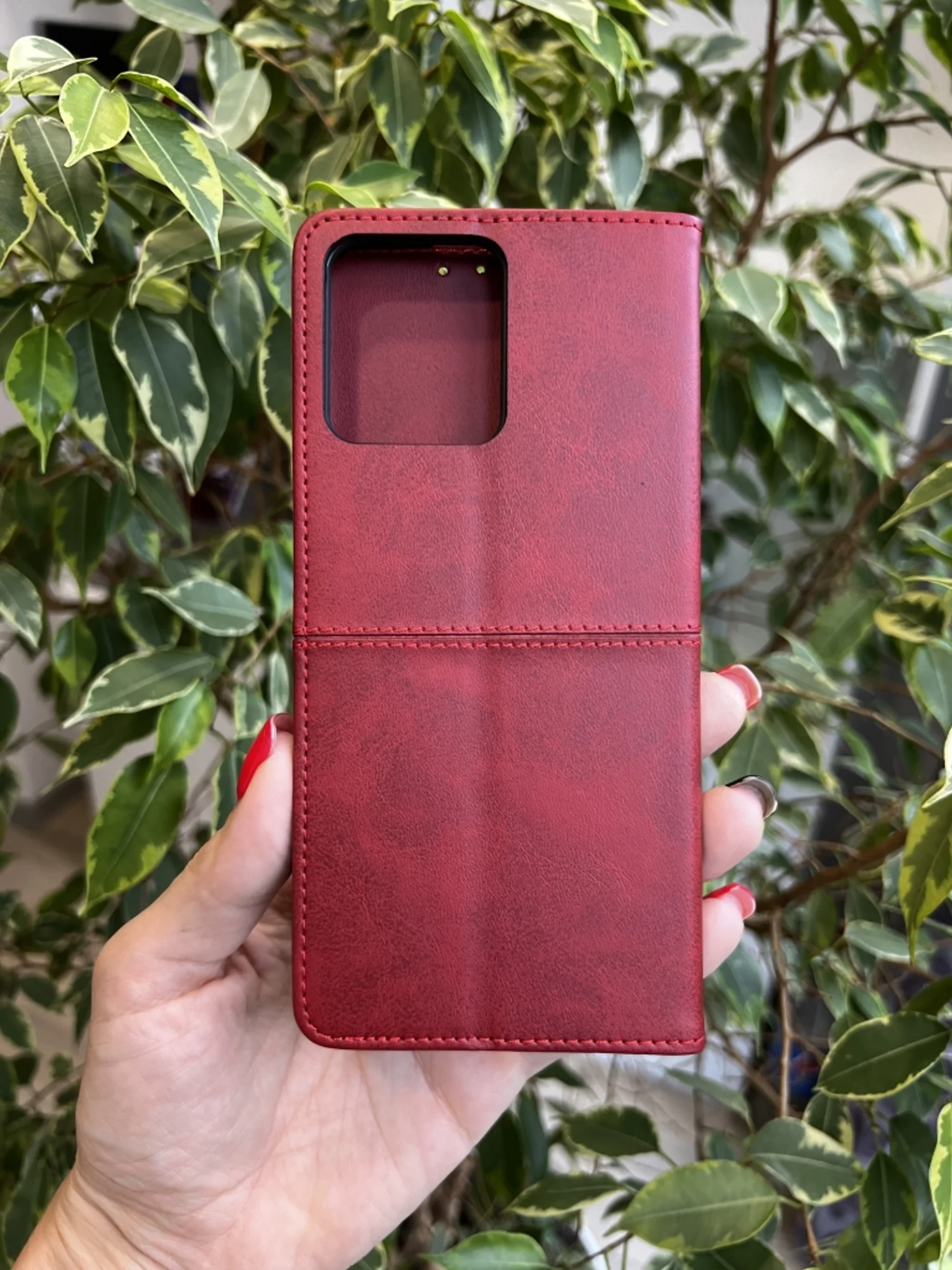 Красный чехол книжка elitcase для Realme C30 и C30s и Narzo 50i Prime