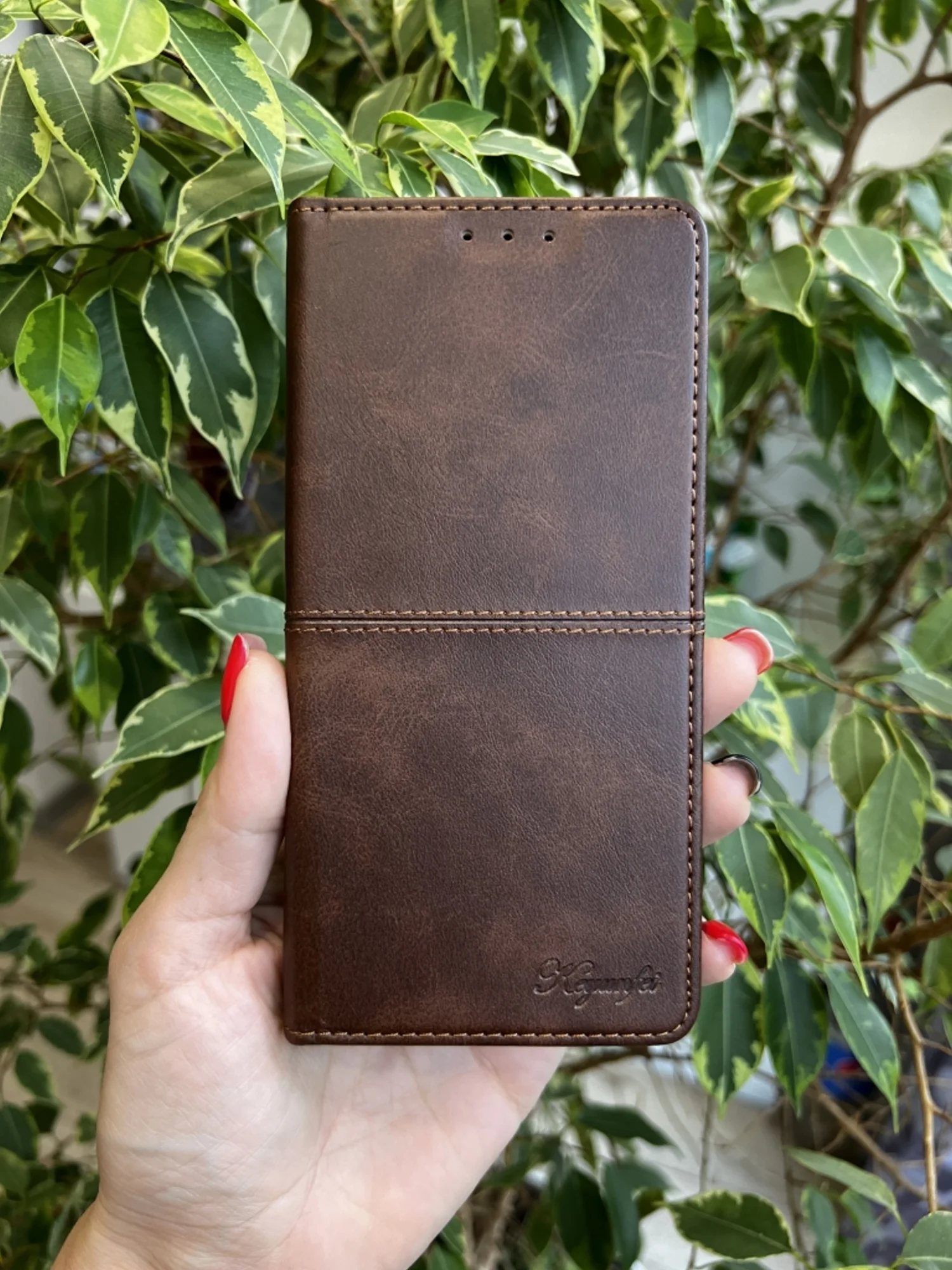 Тёмно-коричневый чехол книжка elitcase для Realme C30 и C30s и Narzo 50i Prime