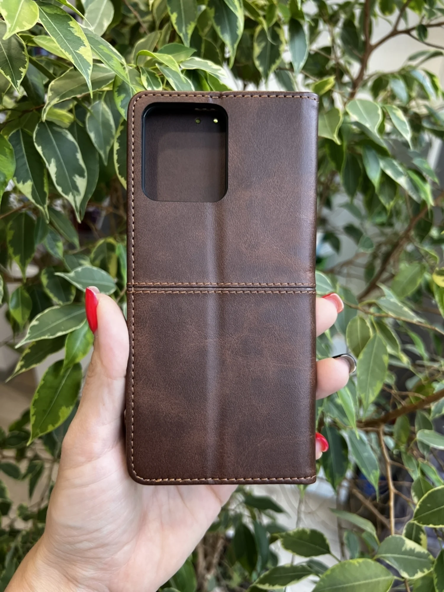 Тёмно-коричневый чехол книжка elitcase для Realme C30 и C30s и Narzo 50i Prime